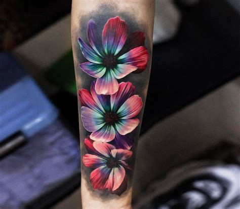 women's flower tattoos|realistic flower tattoos for women.